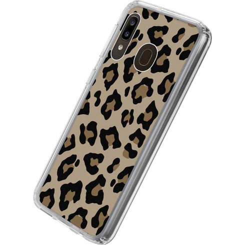 Leopard Print Galaxy A20 Clear Case